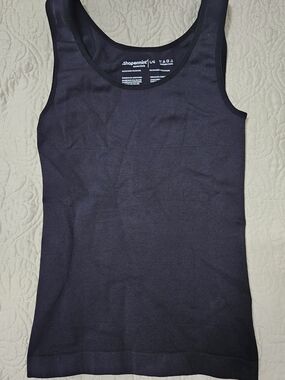 Shapermint Black Scoop Neck Tank
